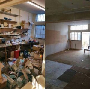 clearance before and after